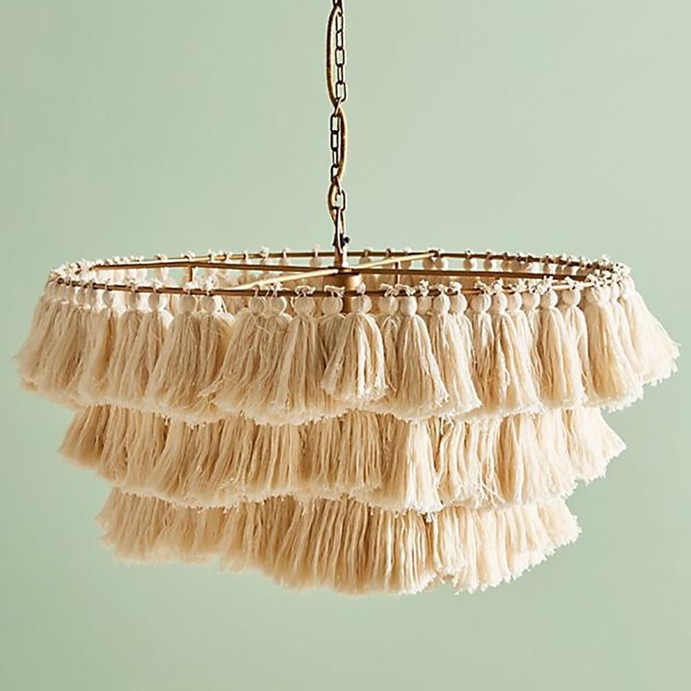 Justina Blakeney Tassel Chandelier